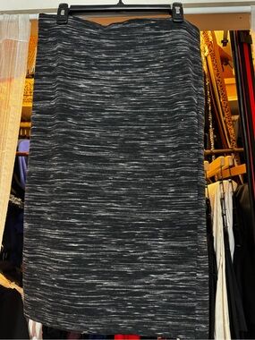 Apt. 9 Black & White Space-Dye Pencil Skirt